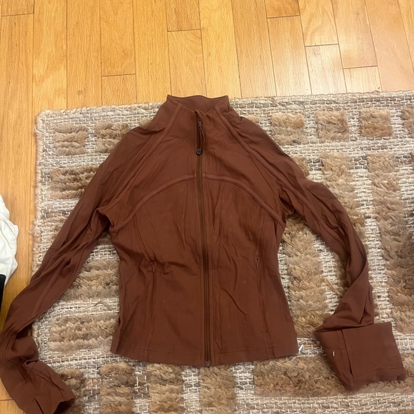 Lululemon Cropped Define Jacket (Rust, 6) - Picture 2 of 7